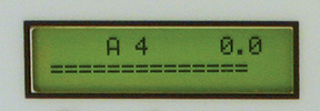 standard Accu-Tuner IV display